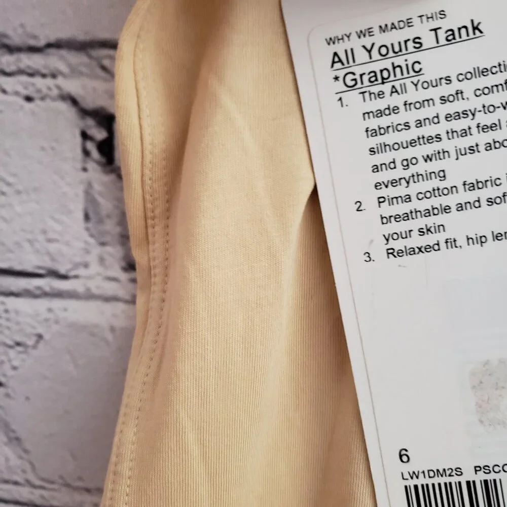 Lululemon All Yours Tank